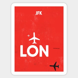 LON London RED Sticker